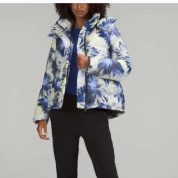Lululemon Wunder Puff Jacket Chromatic Cloudscape Multi Size 6 - Picture 2 of 7